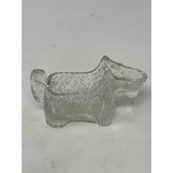 Vintage Scottie Dog Creamer 1930s Clear Glass Post Cereal #28 LE Smith Glass Co - Picture 6 of 9